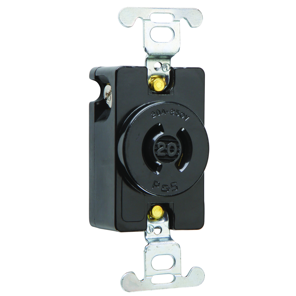7210 Receptacle Single 20 Amp 250V Turnlok Registered