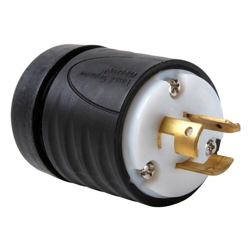 7311G Non-NEMA Plug - Yellow, Grounding