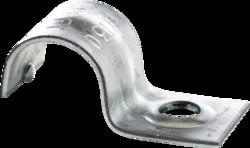 Jiffy Clip, One Hole Strap, Fits 3/8" Tubing, Pre-Galvanized