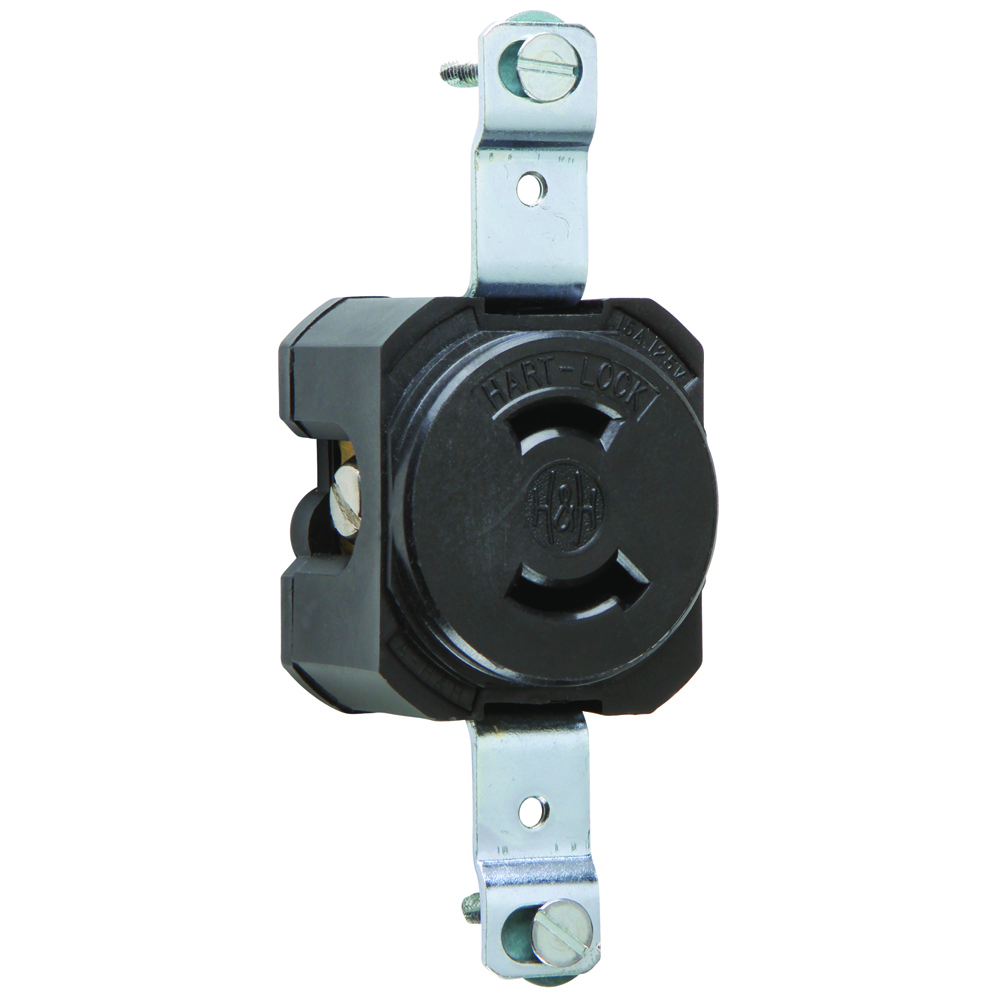 7535 Receptacle Single 15 Amp 125V Turnlok Registered