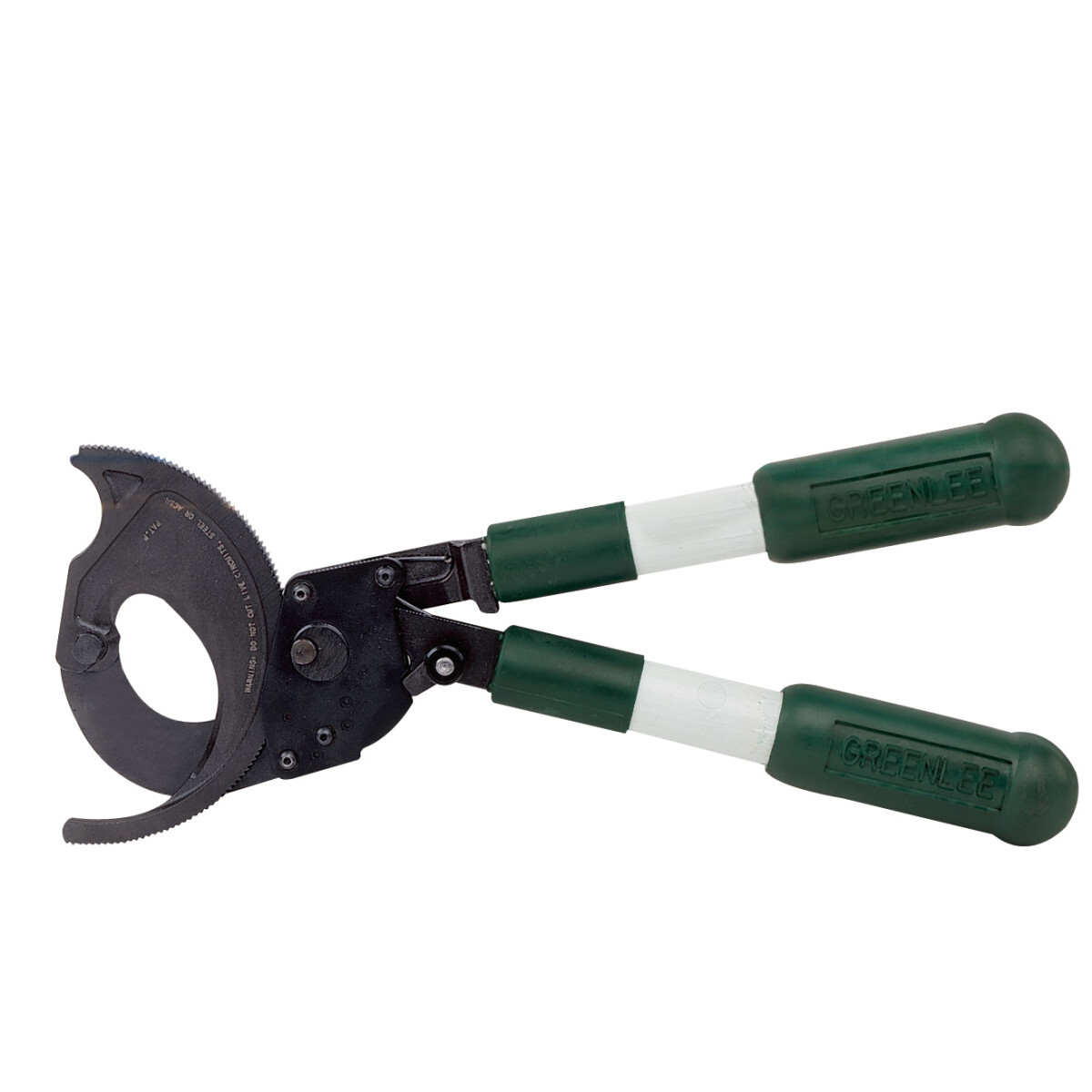 761 2-Hand Ratchet Cable Cutter, 1000 kcmil Aluminum/Copper, 1-1/8 in Dia Communication Cable, 10-3/4 in OAL