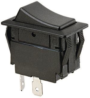 774045 Full-Size Rocker Switch, 20 A at 125 V AC, 15 A at 227 V AC, 2 A at 110 to 250 V AC, SPST Contact, 1 Poles