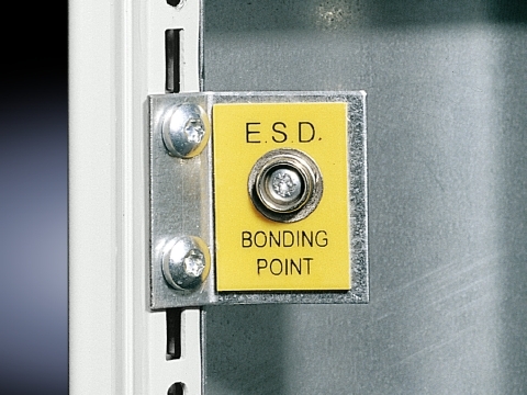 7752950 ESD Bonding Point, For Use With DK Series Enclosure, Sheet Steel, Zinc Plated