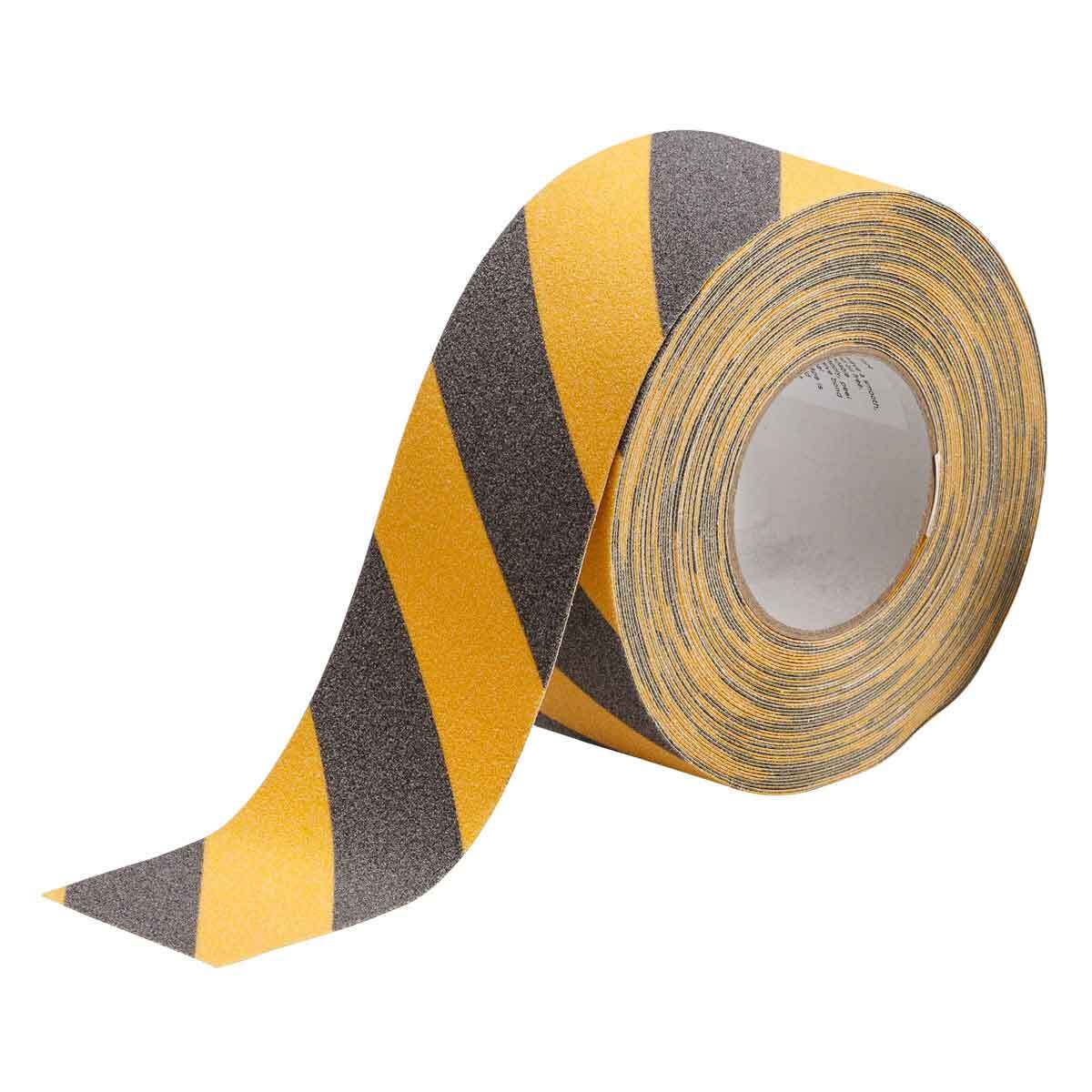 78148 Blank Laminated Non-Reflective Anti-Skid Tape, 60 ft L x 3 in W x 0.026 in THK, B-916 Polyester, Stripes Surface Pattern, Gritted Surface