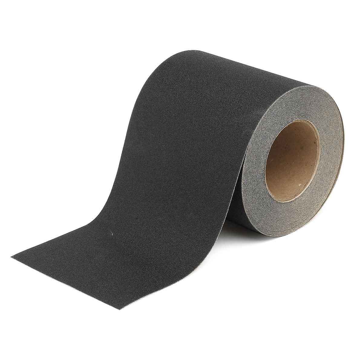 78193 Blank Laminated Non-Reflective Roll Mounted Anti-Skid Tape, 60 ft L x 6 in W x 0.026 in THK, B-916 Polyester, Solid Surface Pattern, Gritted Surface