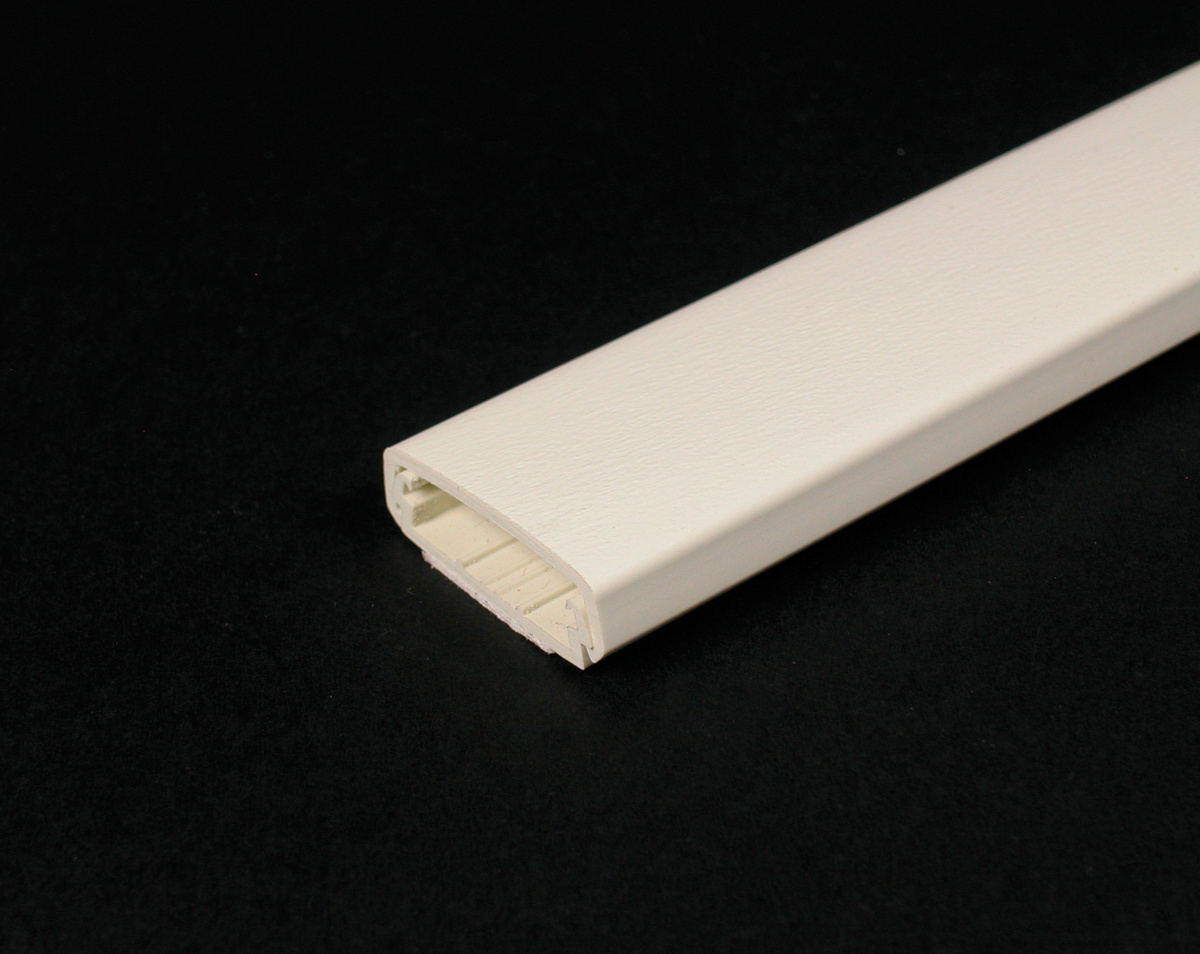 Raceway Base and Cover, 5 FT, 1.3125 Width, Ivory