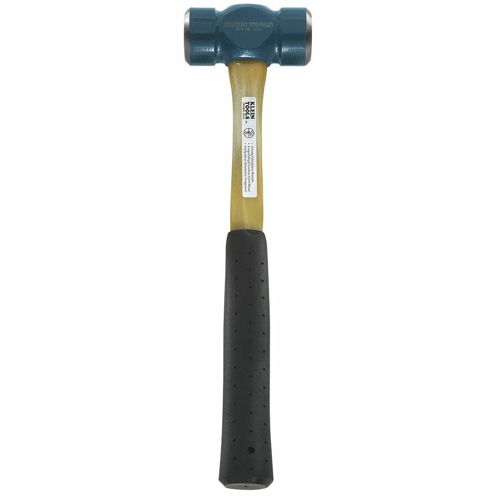 80936 Linemans Sledge Hammer, 14 in OAL, 36 oz Forged Steel Head, Fiberglass Handle