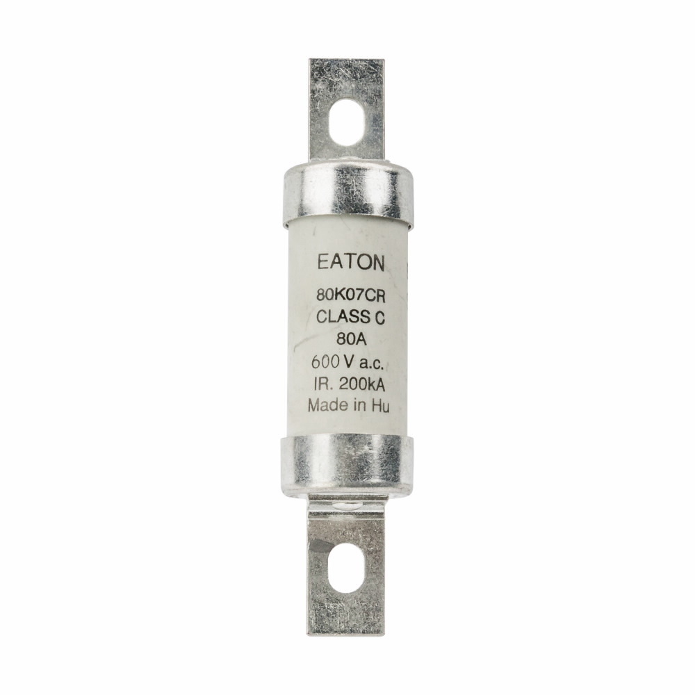 80K07CR Canadian Non-Indicating Cable Limiter Fuse, 80 A, 600 V AC, 200 kA Interrupt, Class: gG/gL, Cartridge Blade Body
