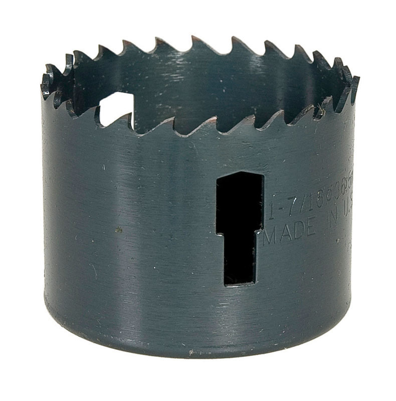 825-1-1/2 Variable Pitch Hole Saw, 1-1/2 in Dia, 1-5/8 in D Cutting, Bi-Metal Cutting Edge, 5/16 in, 7/16 in Arbor