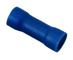 83-9361 Insulated Vinyl Parallel Splice Terminal, 16 to 14 AWG Conductor, 0.512 in L, Brass