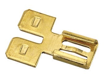 83-9801 Non Insulated Disconnect Adapter, 0.551 in L, Brass