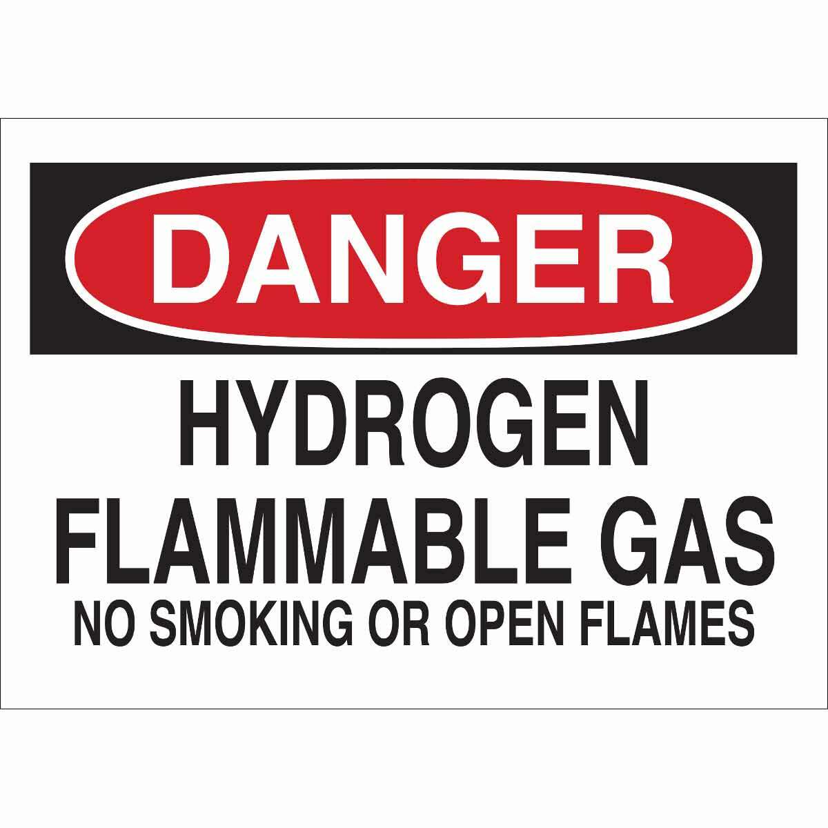 84412 High Performance Laminated Rectangle Chemical and Hazardous Material Sign, DANGER, Text, B-302 Polyester, Adhesive Mount, 10 in H x 14 in W, English