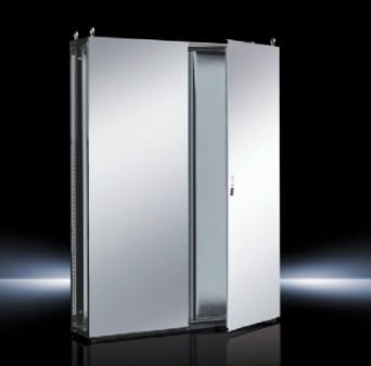 8456600 TS 8 Double Door Baying System Enclosure, 47 in W x 16 in D x 71 in H, NEMA 12/IP55, 304 Stainless Steel