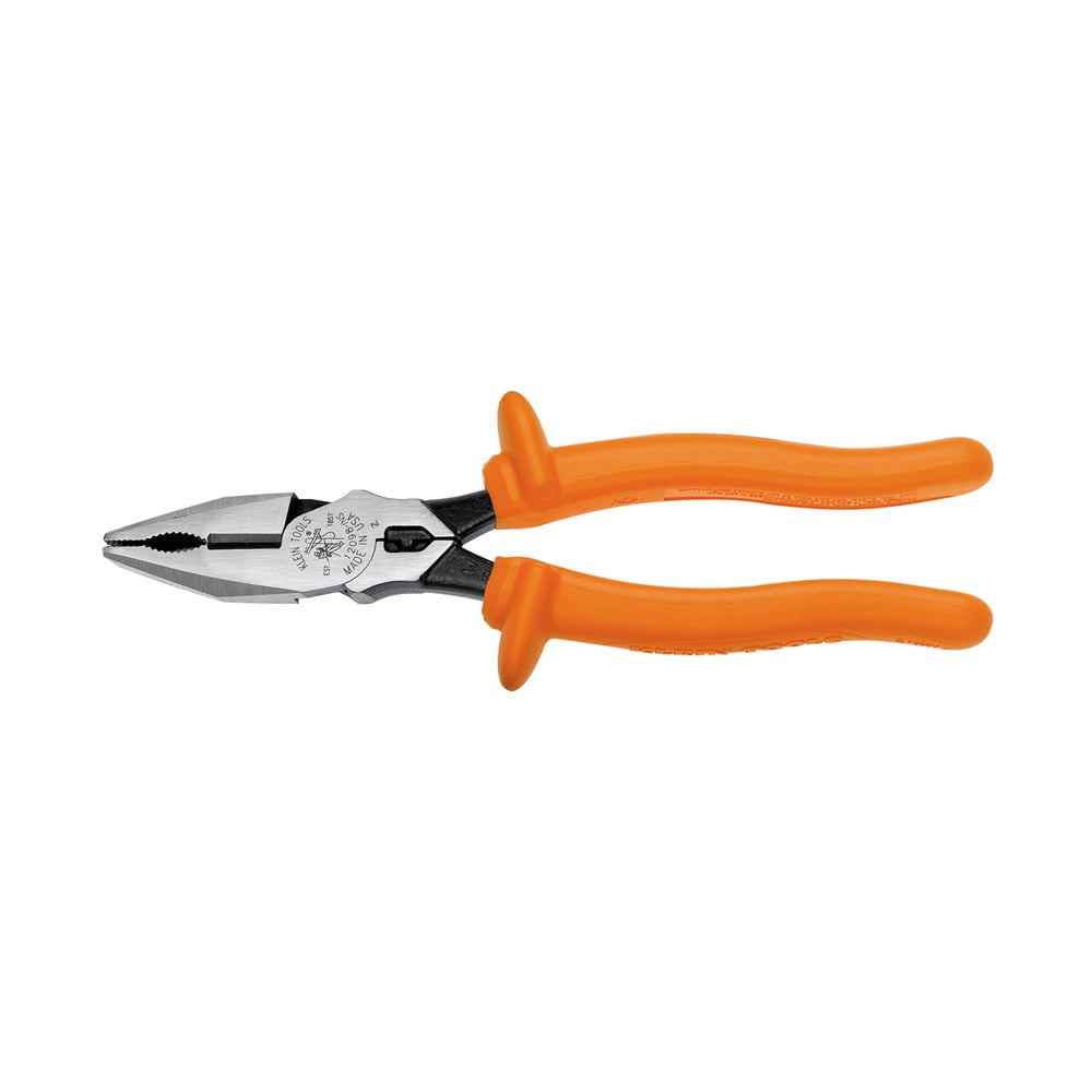 12098-INS Insulated Universal Nose Combination Plier, 1-25/32 in L x 1-1/32 in W x 0.53 in THK Jaw Steel Jaw, 8.76 in OAL