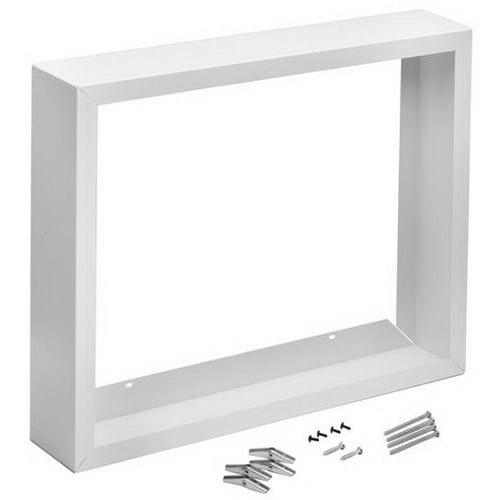Surface Mount Kit, White enameled steel, For High Capacity Wall Heaters