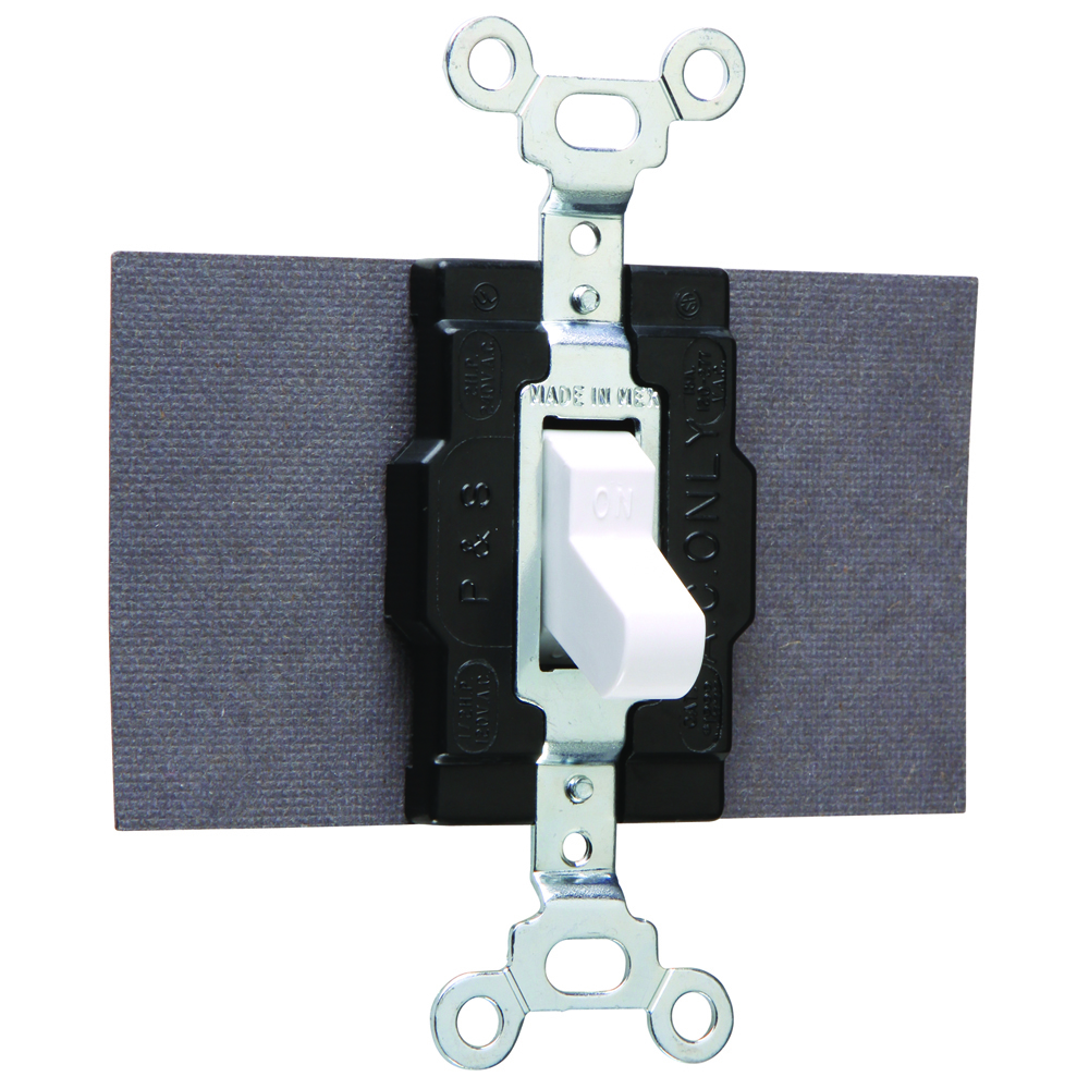 1222W Double-Pole, Double-Throw Switch, 15 Amp, 120/277V