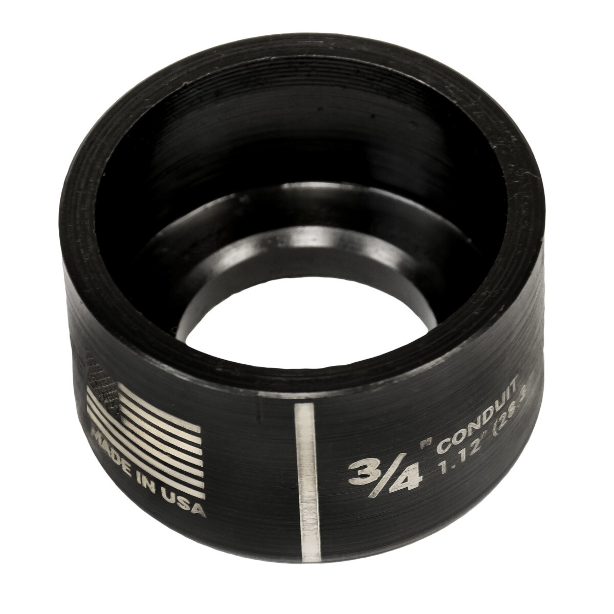 124AV Slug-Buster SC Round Replacement Conduit Die, Round Punch, 3/4 in Conduit/Pipe, Mild Steel, 10 ga