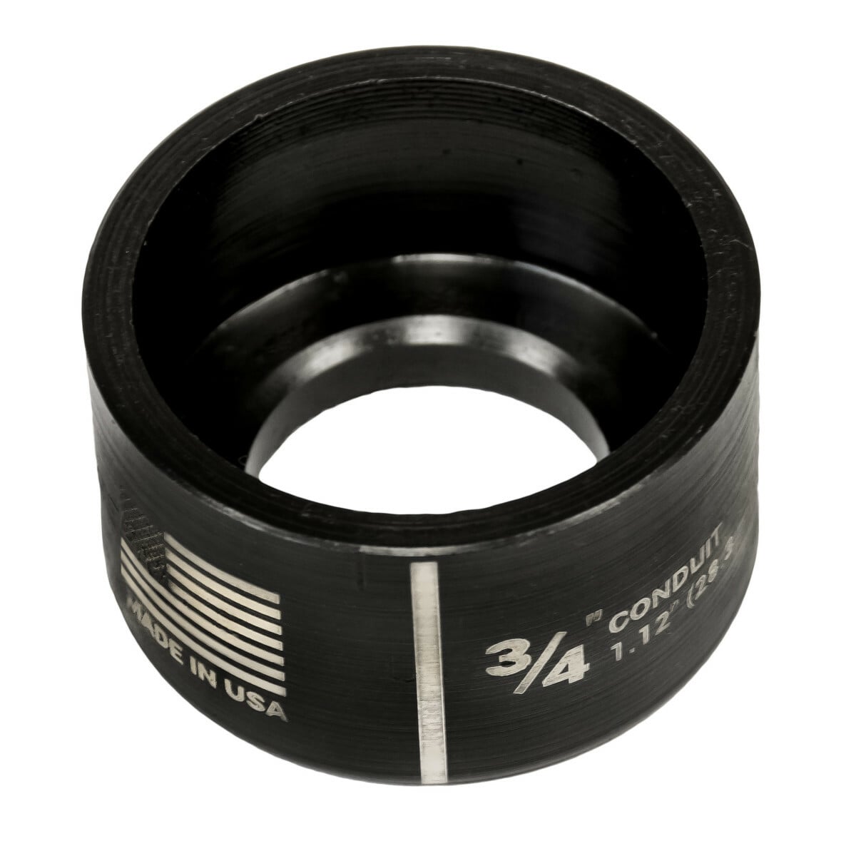 124AVP Slug-Buster SC Round Replacement Conduit Die, Round Punch, 3/4 in Conduit/Pipe, Mild Steel, 10 ga