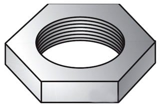 1-25S Standard Type 1 Fixture Nut, 1/4 in, For Use With IMC/Rigid Conduit Fittings, Steel, Zinc Plated