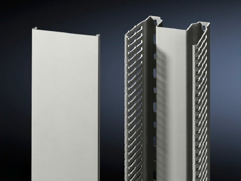 8800510 TS Series Cable Duct With Cover, 3.9 in W x 3.1 in D, PVC