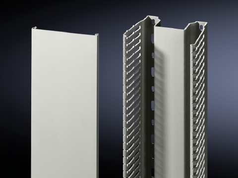 8800520 TS Series Cable Duct With Cover, 3.9 in W x 3.1 in D, PVC