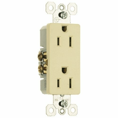 885I radiant Outlet, Ivory
