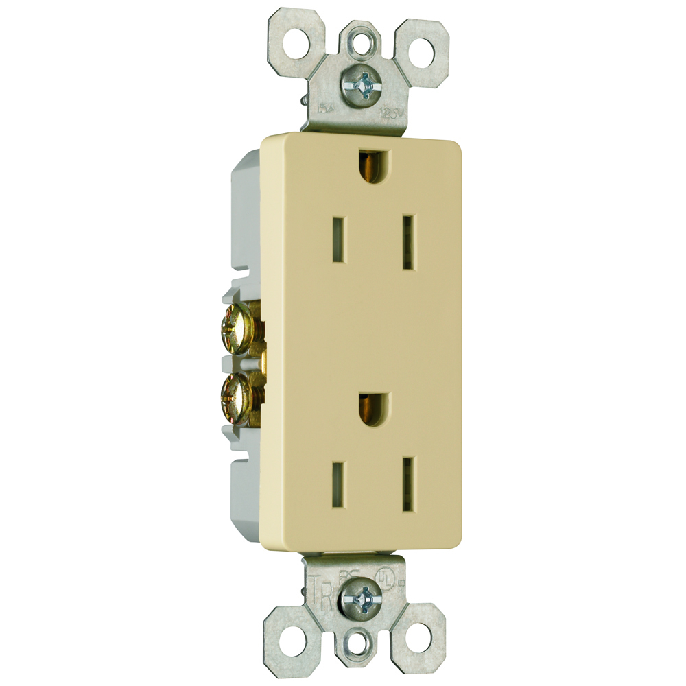 885TRI radiant Outlet, Ivory