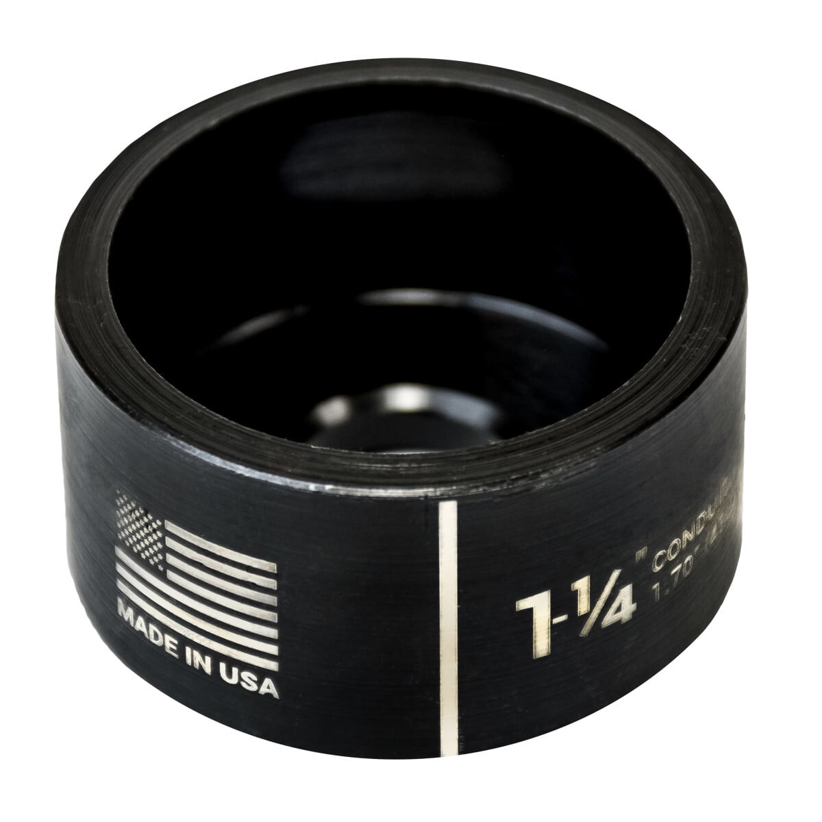 128AV Slug-Buster SC Round Replacement Conduit Die, Round Punch, 1-1/4 in Conduit/Pipe, Mild Steel, 10 ga