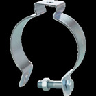 Conduit Hanger with Bolt and Nut, Fits 3-1/2" EMT or 3-1/2" Rigid/IMC, Zinc Plated