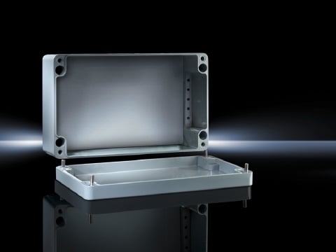 9104210 Small Enclosure, 80 mm H x 75 mm W x 57 mm D, NEMA 4/IP66 NEMA Rating, Cast Aluminum