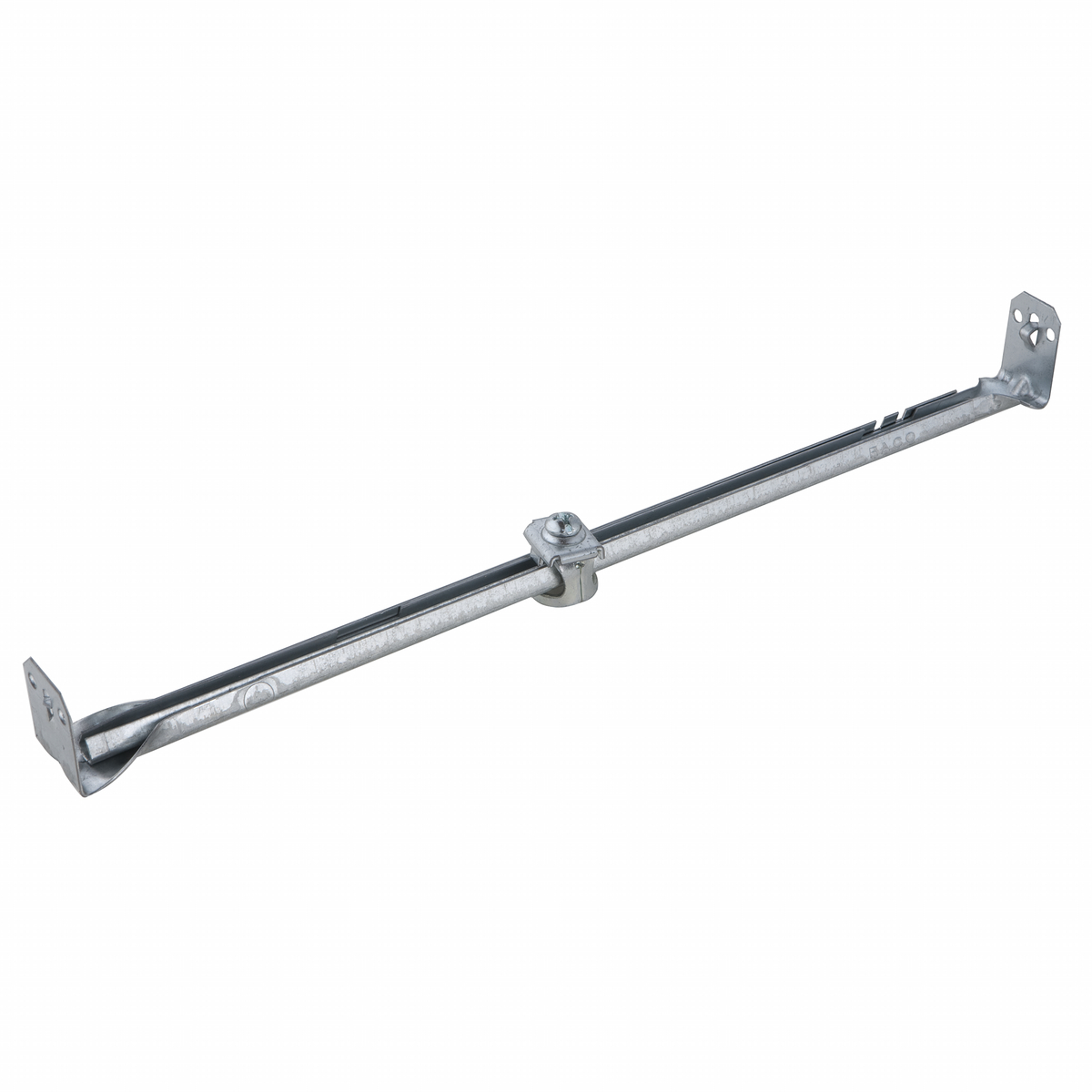 922 Adjustable Bar Hanger With Clip, Steel, Silver
