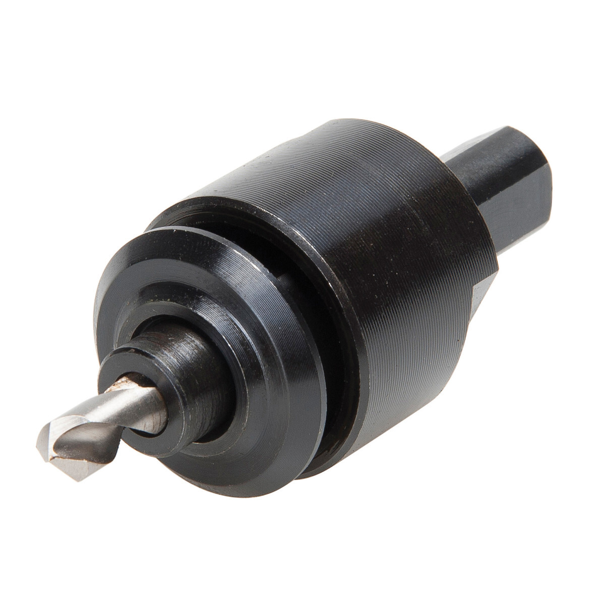 925-022 Large Hole Saw Arbor With Pilot Drill, 3/8 in Arbor, 3/8 in Shank, 1/4 in Dia x 1-1/2 in L Pilot Drill, HSS