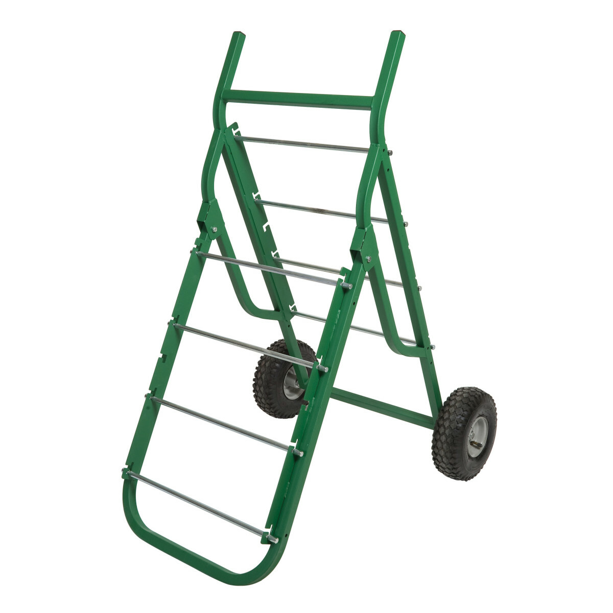 9510 Deluxe A Frame Foldable Movable Mobile Caddy, 28-1/4 in W x 48 in H, Green