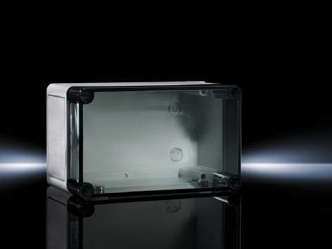 9524000 PK Series Enclosure, 10 in L x 14 in W x 6-1/2 in D, NEMA 4X/IP66, Polycarbonate
