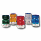 Starfire Strobe Warning Light, Double Flash, 120VAC, Clear - Available in 12-24VDC, 120VAC and 240VAC. Five lens colors: Amber, Blue, Clear, Green and Red. 10,000 hour strobe tube. Single or double flash strobe options. 1/2-inch NPT pipe mount. Indoor/outdoor use. Conformal coated PCB. Type 3 enclosure (Dome up orientation). UL and cUL Listed.