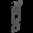 Hammer On Z Purlin Hanger (Angled), Fits 1/16-1/4" Flange (Purlin 13 to 16 Gauge), 1/4" Mounting Hole, Spring Steel