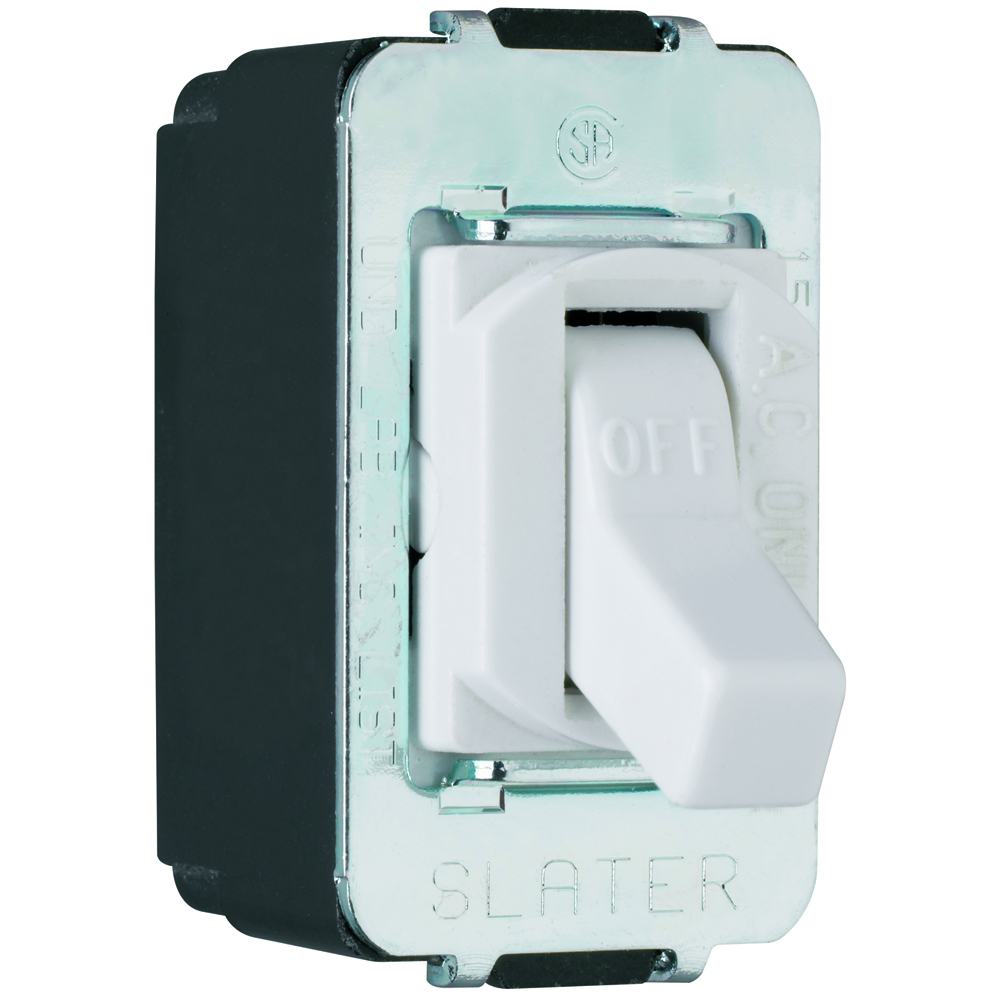 ACD1W Despard Toggle Switch Screw Terminal, White
