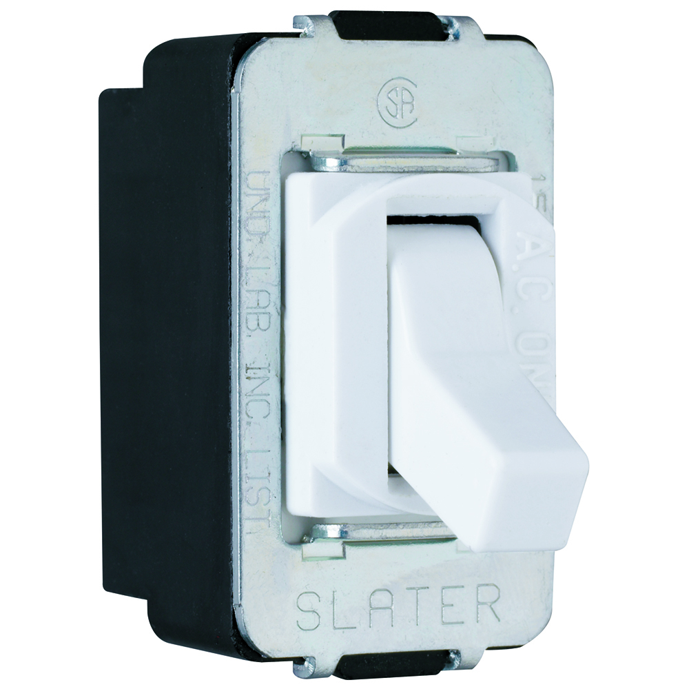 ACD3W Despard Toggle Switch Screw Terminal 3-Way, White