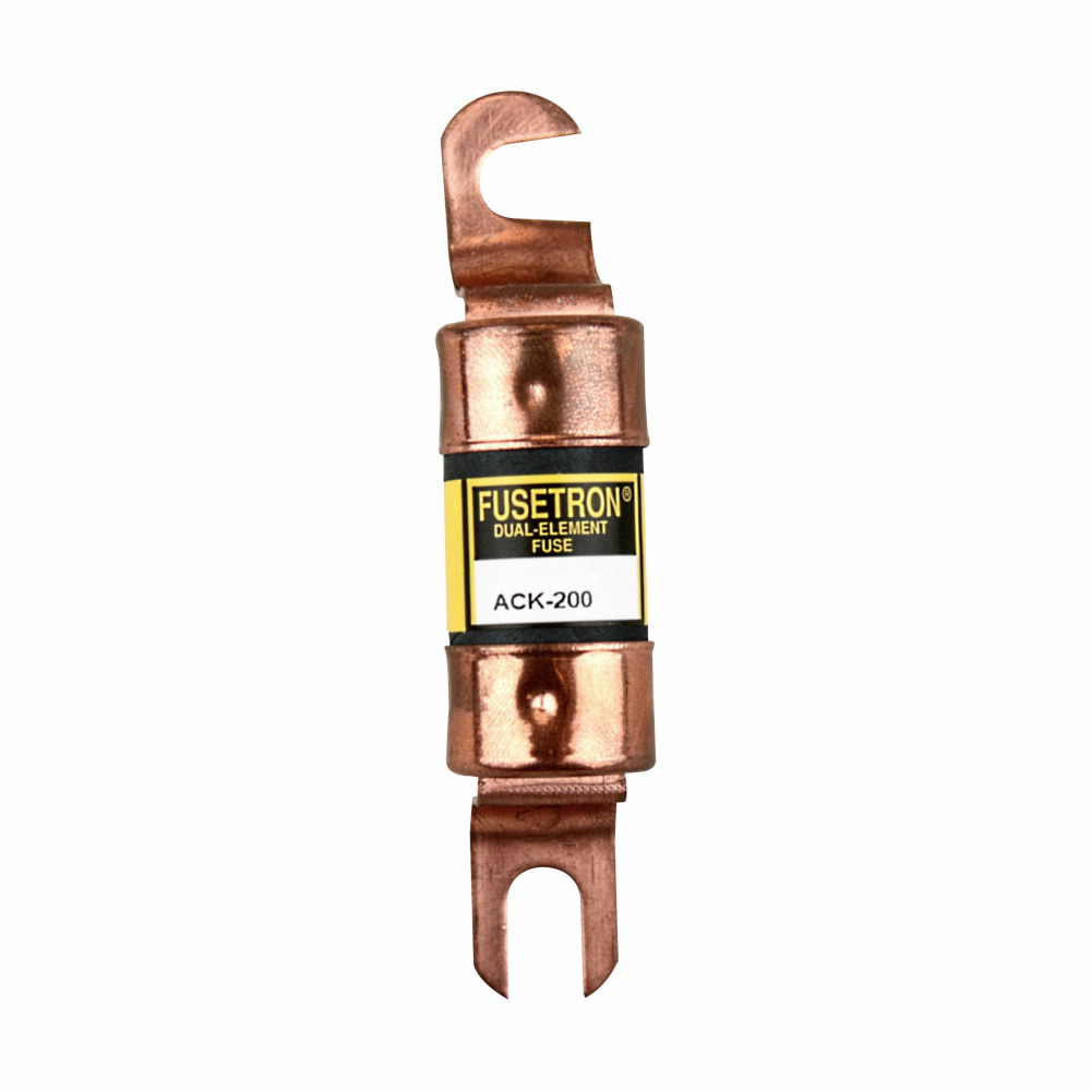 ACK-200 Fusetron  Low Voltage One-Time Time Delay Fuse, 200 A, 72 V DC, 10 kAIC Interrupt