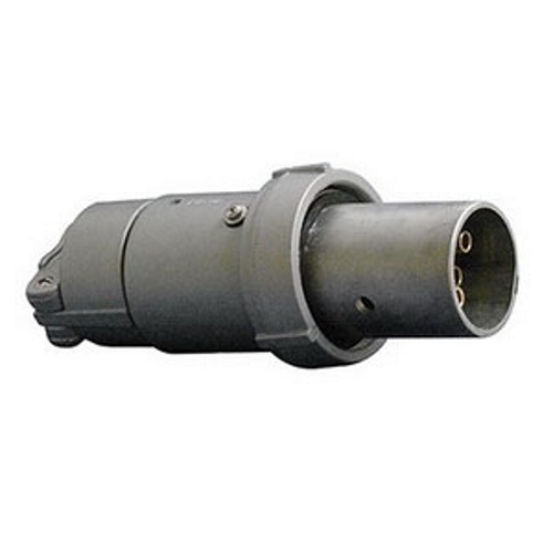 Powertite; Grounding Style 1 Shell Only Clamp Ring Plug; 100 Amp, 600 Volt AC at 50 - 400 Hz/250 Volt DC, 3-Pole, 3-Wire, 3 Phase, Pressure Wire Terminal