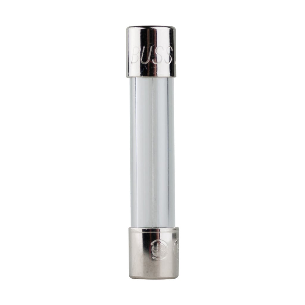 AGC-1 Electronic Small Dimension Fast Acting Fuse With Nickel Plated Brass End Cap, 1 A, 250 V AC, 35 A, 10 kA Interrupt, Cylindrical Body