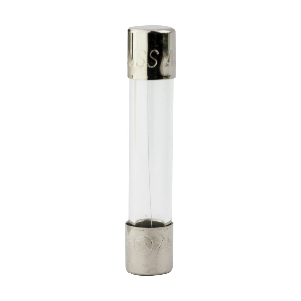 AGC-6/10 Electronic Small Dimension Fast Acting Fuse With Nickel Plated Brass End Cap, 6/10 A, 250 VAC, 35 A, 10 kA Interrupt, Cylindrical Body