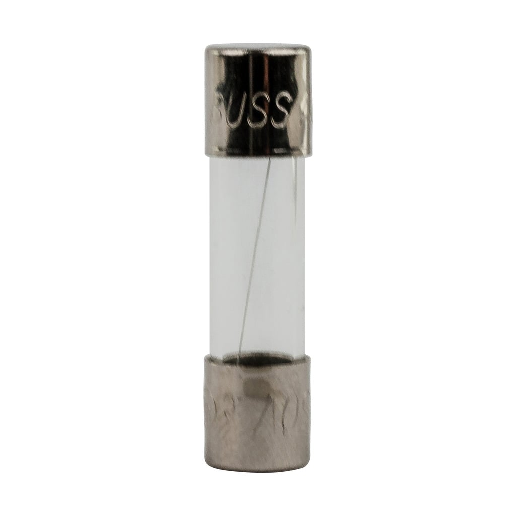 AGX-1/2 Small Dimension Fast Acting Fuse With Nickel Plated Brass End Cap, 0.5 A, 250 V AC, 35 A, 10 kA Interrupt, Cylindrical Body