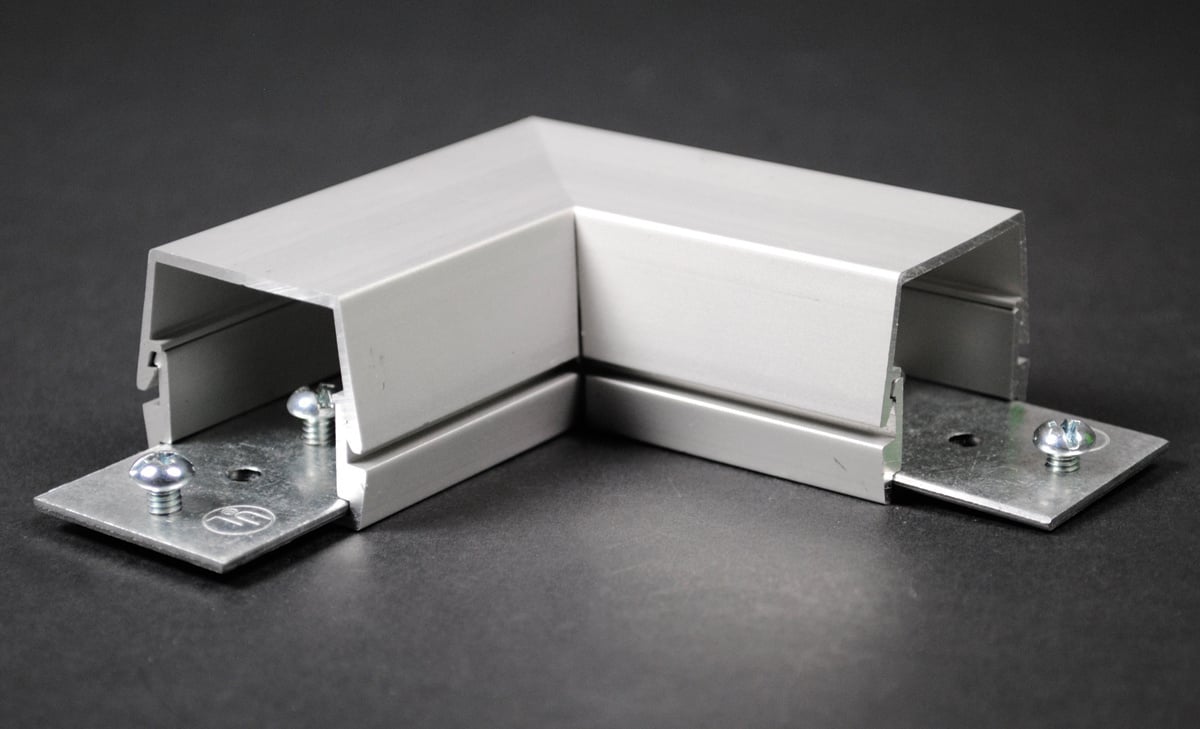 90 Deg Flat Elbow Aluminum