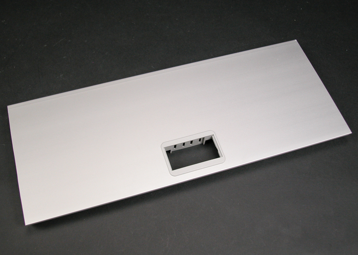 Mini Adapter Cover Plate; 12 Inch Length x 4-7/8 Inch Width, Aluminum