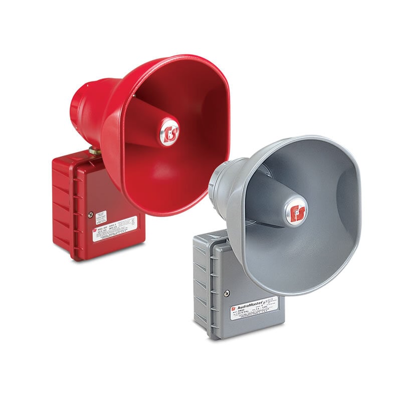 AM300 AudioMaster Public Address Speaker, 25/70 V AC, 15 W Power Output, 400 to 4000 Hz, 110/120 dB Sound