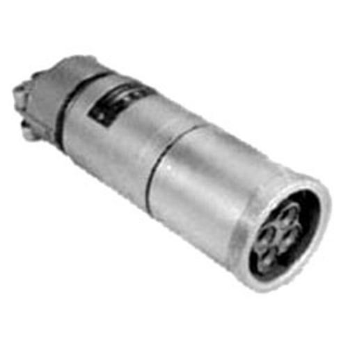 4-Pole Connector Body, 600 VAC, 250 VDC @ 50-400 Hz, 100 A, 4-Wire