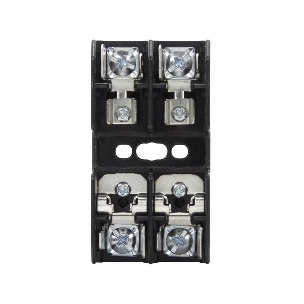 BC6032PQ BC Series Fuse Block, 600 VAC/VDC, 1/10 to 20 A, 14 to 10 AWG Wire, 2 Poles