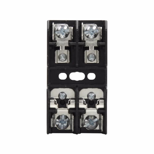 BC6032SQ BC Series Fuse Block, 600 VAC/VDC, 1/10 to 20 A, 14 to 10 AWG Wire, 2 Poles