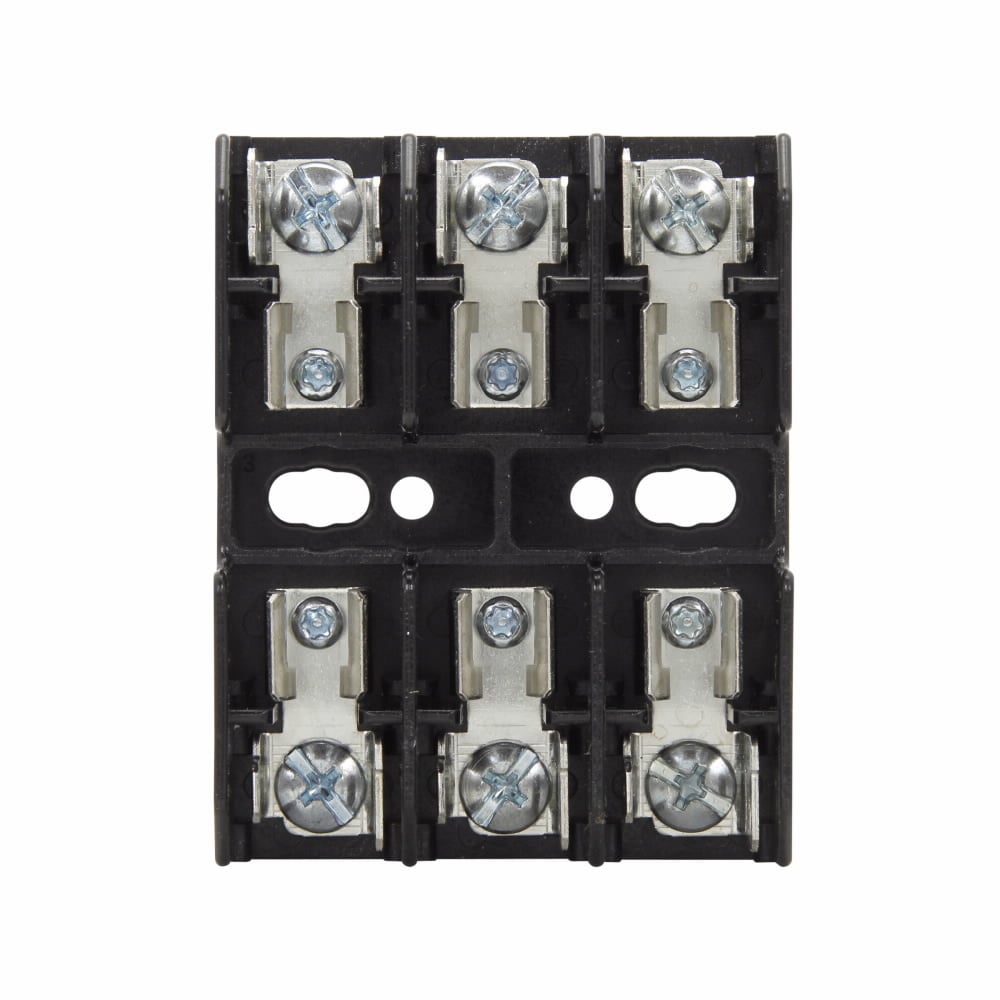 BG3013SQ BG Series Open Style Fuse Block, 600 V, 0.18 to 15 A, Class: G, 14 to 10 AWG Wire, 3 Poles